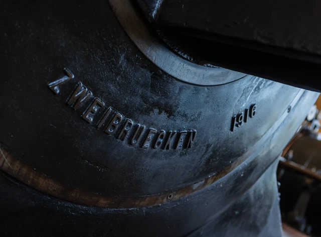 Ein Detail der Fördermaschine Gustav 2